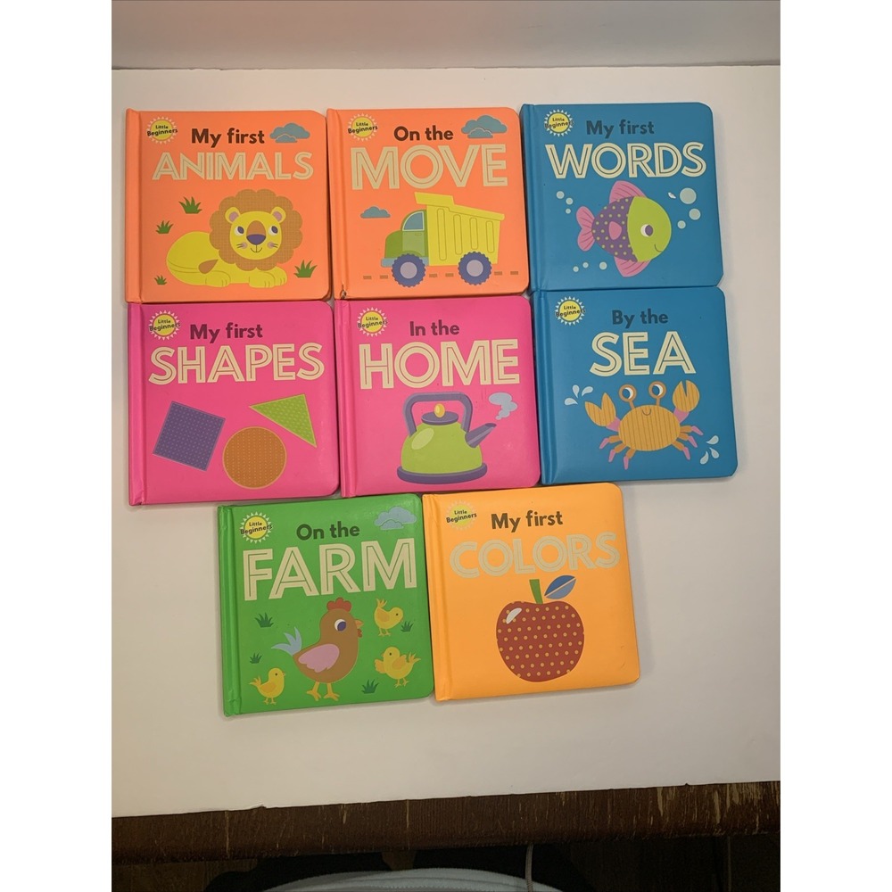 Little Beginners Padded Board Books‎ Hardback Lot Of 8